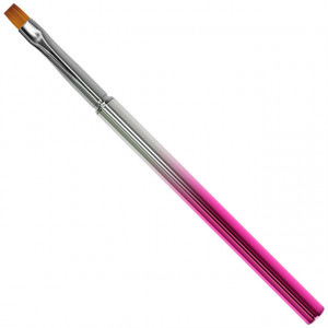 Pensula Unghii cu Gel Forma Dreapta Model 'Aurora Borealis' No 6