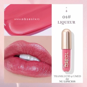 Ruj Lichid Derol Lip Plumping Gloss Fairyland Lake 04 Liqueur - Efect de Volum și Strălucire