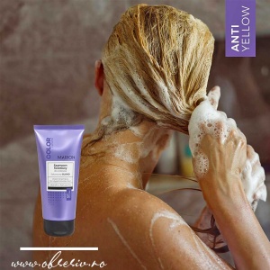 Șampon Violet Neutralizant pentru Păr Vopsit Blond - Păstrează Strălucirea Platinei