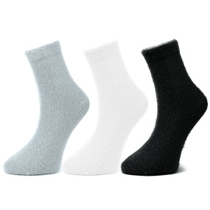 Șosete Călduroase și Extra-Moi din Blană de Nurcă - Set 3 Perechi Model 'Dreamy Soft'