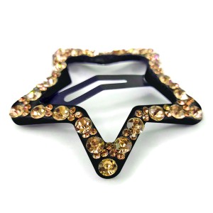 Agrafe Păr Set 4 Buc. Model 'Stars in Gold Silver'