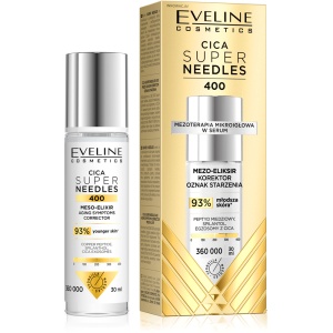 Cremă-Ser cu Corector pentru Simptomele de Îmbătrânire - Eveline Cica Super Needles 400