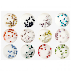 Decoratiuni Unghii Pietricele Multicolore Diametru Ø 2mm, Accesorii Nail Art