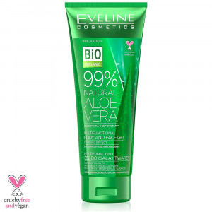 Gel Hidratant Față și Corp Bio Organic 99% Natural Aloe Vera