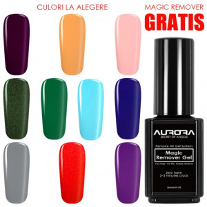 Kit Oja Semipermanenta Aurora 10 + Magic Remover CADOU - Img 2