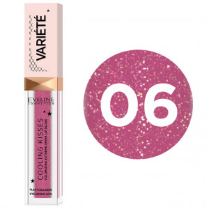 Luciu Buze cu Efect de Marire Racoros, Variete Cooling Kisses Eveline, Amazing Kiss No 06