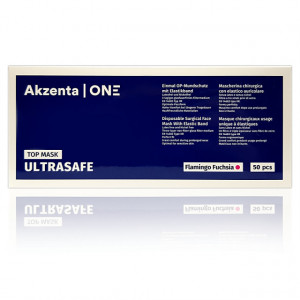 Masca Faciala Top Mask Ultrasafe Tip IIR Akzenta ONE Culoare Flamingo Fuchsia Cutie 50 Buc