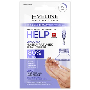 Mască Profesională pentru Mâini și Unghii Regenerare Intensă cu 80% Lipide, Peptide, Ceramide si Lavandă