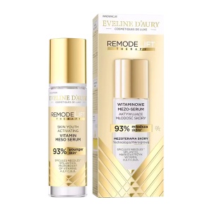 Ser Remodelare Ten cu Vitamine RemodeLift Therapy Eveline D'Aury – elixir concentrat pentru fermitate, hidratare și strălucire.