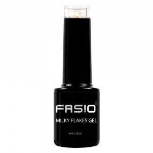 Oja Semipermanenta Colectia 'Milky Flakes Gel' Culoare Roz Translucid No.005