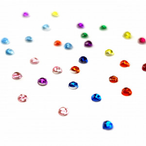 Pietricele Marunte Multicolore Diametru Ø 1mm, Decoruri Unghii de Tip Nail Art