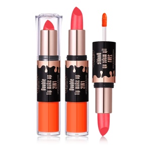 Ruj Solid și Lichid 2în1 Double Lip Make-Up No 21 - Culoare Intensă și Hidratare de Durată
