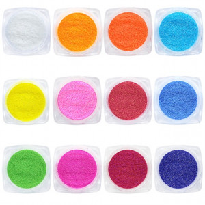 Sclipici Fin Unghii Set 12 Nuante Diferite