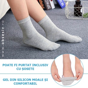 Separator si Corector Deget Mare Picior cu Protectie Monturi 1 Pereche - Silicon Moale