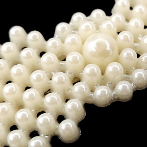 Set 2 Agrafe de Par cu Margele Perlate 'Simplicity of Pearls'