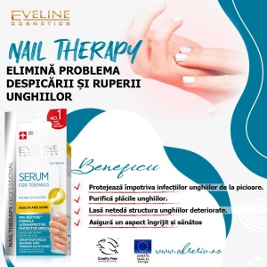 Tratament Împotriva Micozei și Infecțiilor Fungice Eveline Nail Therapy