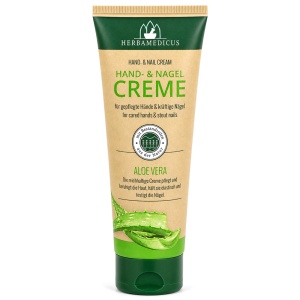 Cremă Hidratantă Mâini Cuticule și Unghii cu Aloe Vera Herbamedicus (125ml)