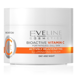 Cremă Iluminatoare de Față cu Vitamina C Eveline Bioactive Vitamin C - Revitalizare Ten Obosit și Tern