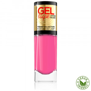 Lac Unghii Eveline Gel Laque Trend Collection Culoare Roz Intens No 211