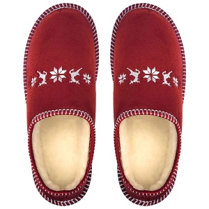 Papuci de Casă Îmblăniți cu Lână Naturală „Royal Velvet” | Eleganță, Căldură și Răsfăț