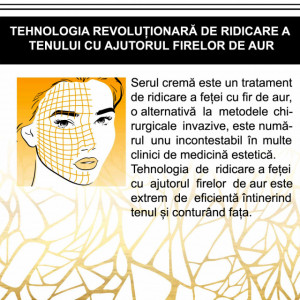 Ser de Lux si Crema Antirid pentru Fermitatea Tenului Gold 24K Lift Expert 50+ Eveline Cosmetics