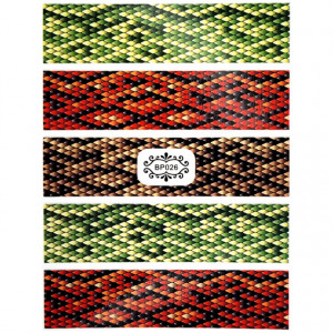 Abtibilde Unghii Culoare Multicolor Model 'Snake Skin' No. BP026
