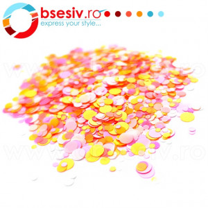 Confetti Unghii Multicolore Cod CU-14, Accesorii Nail Art - Img 3