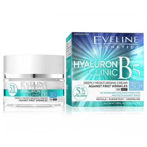 Crema Antirid cu Hidratare Profunda 30+ Hyaluron Clinic B5 Eveline Cosmetics
