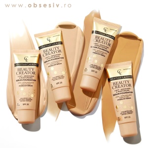 Fond de Ten Ser Iluminator cu SPF 25 Christian Laurent - Prezentare toate nuanțele.