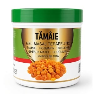 Gel Masaj Corporal Thermo cu Tămâie, Ginseng și Curcumin 275 ml - Praemium