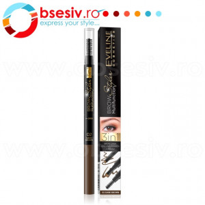 Kit Sprancene 3in1 Eveline Multifunction Styler Dark Brown - Img 2