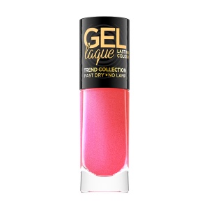 Lac de Unghii Eveline Gel Laque No. 286 - Culoare Fuchsia Delight, Efect de Gel, Pigmentare Intensă și Strălucire Maximă