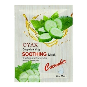 Mască Facială cu Extract de Castravete pentru Calmare și Curățare Profundă - Oyax 30ml