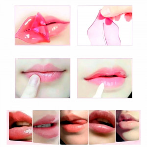 Masca Tratament Buze cu Colagen si Fructe Aroma de Piersica, Zozu Collagen Fruit Lip Mask