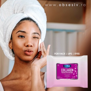 Șervețele Demachiante DeepFresh cu Colagen - Curățare Eficientă, 25 Bucăți