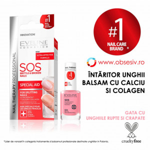 Tratament Balsam Unghii Fragile si Casante Eveline Cosmetics SOS