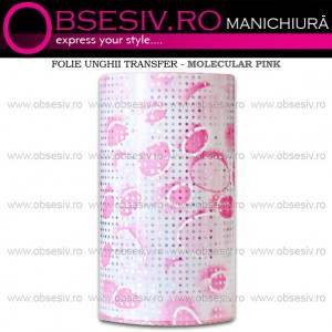 Folie Decorativa Transfer Manichiura, Molecular Pink - Img 2