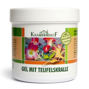 Gel cu Gheara Diavolului pentru Masaj Corporal Krauterhof 250ml - Relaxare Musculară și Articulară
