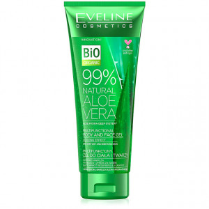 Gel Multifunctional Piele Uscata si Iritata Corp si Fata Bio Organic Aloe Vera Natural 99% Eveline Cosmetics