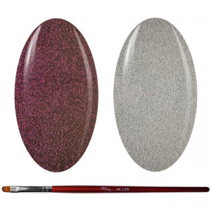 Kit Geluri Color + Pensula Gel Unghii, Cod K2GP-45S/55S