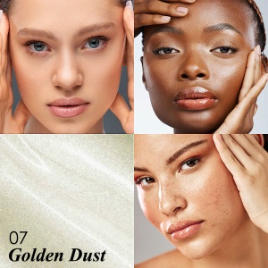 Luciu Buze cu Acid Hialuronic 07 Golden Dust - Eveline Diamond Glow Lip Luminiser