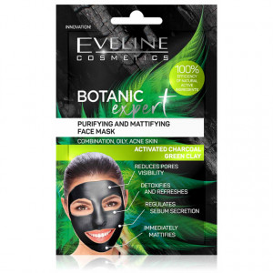 Masca Față Curățare Hidratare și Matifiere Ten Botanic Expert Eveline Cosmetics