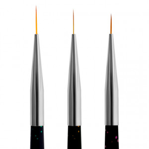 Pensule Pictura Set 3 Bucati Marimi Diferite, Beauty Artists