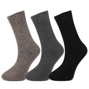 Șosete Groase din Mix de Lână Set 3 Perechi - Model „Classic Warm” | Căldură și Răsfăț în Sezonul Rece