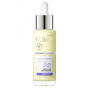 Tratament Ser cu 0,2% Retinol pentru Față Gât și Decolteu Serum Shot Eveline