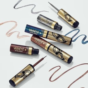Eveline Variete Eyeliner 24h No.03 Chameleon - Tuș de ochi multicolor cu efect cameleon pentru un machiaj unic! Rezistent la apă, 24h, aplicator pensulă. #tușdeochi #waterproof #multicolor #cameleon #EvelineVariete