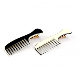 Agrafe de Par in Forma de Pieptene Set 2 Bucati 'Black and White'