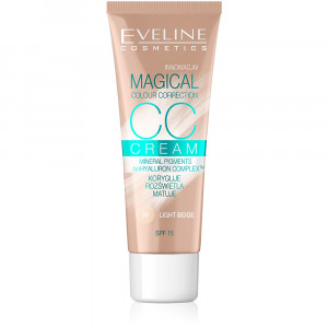 CC Cream Correction Magical Colour Eveline cu SPF15 Culoare Light Beige No.50