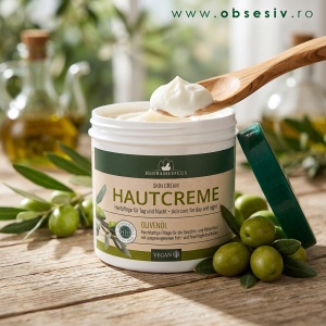 Textură fină cu absorbție rapidă – hrănește pielea uscată și îi reda suplețea naturală.
