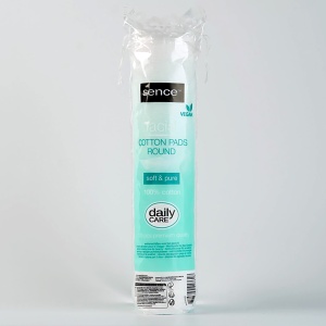 Dischete Demachiante Rotunde Bumbac 100% Sence Daily Care - 100 Buc.